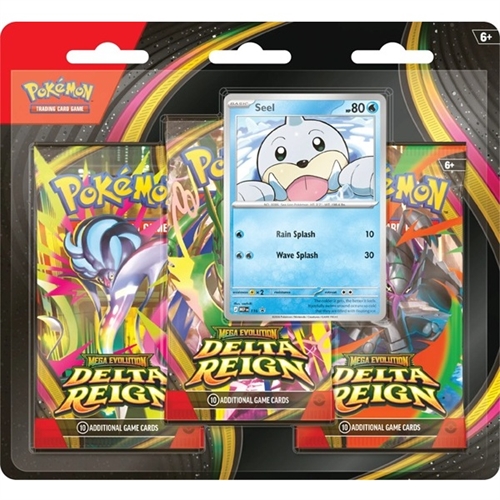 Delta Reign - 3-Pack Blister - Seel - Pokemon kort